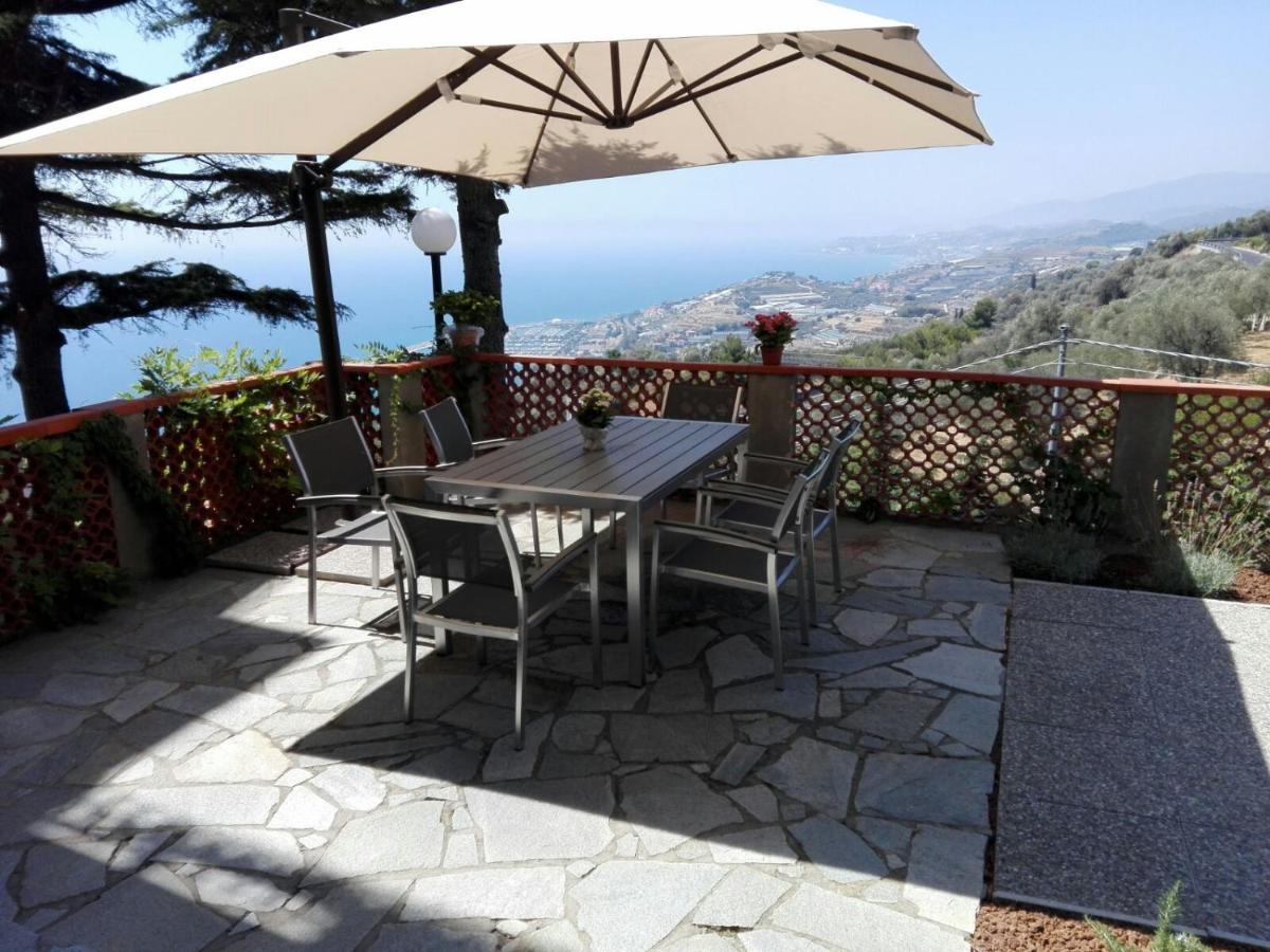 Villa Tramonti E Mare 2 Cipressa Exterior foto